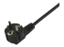 StarTech.com 2m (6ft) Computer Power Cord, 18AWG, EU Schuko to 2x C13 Power Cord, 10A 250V, Black Replacement AC Cord, TV/Monitor Power Cable, Schuko CEE 7/7 to IEC 60320 2x C13 Power Cord - Nærbilde