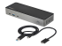StarTech.com USB-C & USB-A Dock, Hybrid Universal Triple Monitor Laptop Docking Station w/ DisplayPort & HDMI 4K 60Hz, 85W Power Delivery, 6x USB Hub, Ethernet, Audio, USB 3.1 Gen 2 10Gbps - Høyre vinkel