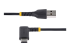 StarTech.com 6ft (2m) USB A to C Charging Cable Right Angle, Heavy Duty Fast Charge USB-C Cable, USB 2.0 A to Type-C, Durable and Rugged Aramid Fiber, 3A, S20/iPad/Pixel - Framsiden