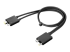 Lenovo Split Cable - Thunderbolt-kabel (hann) (hann) - Venstre vinkel