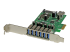 StarTech.com 7 Port PCI Express USB 3.0 Card - Venstre vinkel