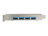 StarTech.com 4-Port USB PCIe Card - Venstre side