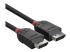 Lindy Black Line - DisplayPort-kabel - Venstre vinkel