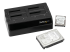 StarTech.com 4-Bay USB 3.0 to SATA Hard Drive Docking Station, USB Hard Drive Dock, External 2.53.5 SATA III (6Gbps) SSDHDD Docking Station, Hot-Swappable Hard Drive Bay - Venstre vinkel
