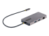 StarTech.com USB C Multiport Adapter, Dual HDMI Video, 4K 60Hz, 2-Port 5Gbps USB-A Hub, 100W Power Delivery Charging, GbE, SD/MicroSD, USB Type-C Mini Travel Dock, 12"/30cm Cable - Oversiden