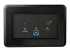 StarTech.com Conference Room Docking Station, Universal Laptop Dock, 4K HDMI, 60W Power Delivery, USB Hub, GbE, Audio, In-Table Connectivity Box For Huddle/Boardroom Collaboration Space - Oversiden