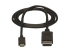 StarTech.com 3ft/1m USB C to DisplayPort 1.2 Cable 4K 60Hz, USB-C to DisplayPort Adapter Cable HBR2, USB Type-C DP Alt Mode to DP Monitor Video Cable, Compatible with Thunderbolt 3, Black - Framsiden