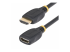 StarTech.com 6.6ft HDMI 2.0 Extension Cable, 4K 60Hz, M/F - Høyre vinkel