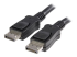 StarTech.com 0.5m Short DisplayPort 1.2 Cable with Latches DisplayPort 4k - Høyre vinkel