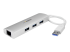 StarTech.com 3-Port USB 3.0 Hub with Gigabit Ethernet - Tilbake