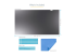 StarTech.com 22-inch 16:9 Computer Monitor Privacy Filter, Anti-Glare Privacy Screen with 51% Blue Light Reduction, Black-out Monitor Screen Protector w/+/- 30 deg. Viewing Angle, Matte and Glossy Sides (2269-PRIVACY-SCREEN) - Framsiden