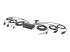 StarTech.com 2-Port Dual-Monitor DisplayPort Cable KVM Switch, 4K 60Hz, Compact KVM with 5ft/1.5m USB-A/DisplayPort/Audio Integrated Cables, Bus Powered - Høyre vinkel