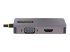 StarTech.com USB C Video Adapter, USB C to HDMI DVI VGA Adapter, Up to 4K 60Hz, Aluminum, Multiport Video Display Adapter for Laptops, Thunderbolt 3/4 Compatible, USB Type C Monitor Adapter - Tilbake