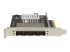 StarTech.com Quad Port 10G SFP+ Network Card, Intel XL710 Open SFP+ Converged Adapter, PCIe 10 Gigabit Ethernet Server NIC, 10GbE Fiber Optic LAN Card Dell PowerEdge HPE ProLiant, NIC Card - Venstre side