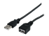 StarTech.com 10 ft Black USB 2.0 Extension Cable A to A - Høyre vinkel