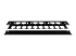 StarTech.com 1U Horizontal Finger Duct Rack Cable Management Panel with Cover - Framsiden