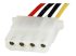 StarTech.com 12in SATA to LP4 Power Cable Adapter F/M - Nærbilde