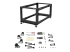 StarTech.com 8U 19" Open Frame Server Rack, 4 Post Adjustable Depth 23-41" Mobile, Free Standing Rolling Network/Computer Equipment Data Rack, Dell PowerEdge, HP ProLiant ThinkServer - Framsiden