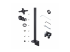 StarTech.com Desk Mount For 2x Vertically Stacked Monitors, Dual 49", TAA - Framsiden