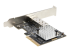 StarTech.com 10G PCIe SFP+ Card, Single SFP+ Port Network Adapter w/ Low Profile, Open SFP+ for MSA-Compliant Modules / Direct-Attach Cables (DAC), 10 Gigabit Fiber PCIe NIC Card - Høyre vinkel