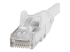 StarTech.com 75ft CAT6 Ethernet Cable, 10 Gigabit Snagless RJ45 650MHz 100W PoE Patch Cord, CAT 6 10GbE UTP Network Cable w/Strain Relief, White, Wiring is UL Certified/TIA - Nærbilde