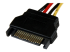 StarTech.com 12in SATA to LP4 Power Cable Adapter F/M - Nærbilde