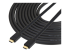 StarTech.com 15m(50ft) HDMI 2.0 Cable, 4K 60Hz Active HDMI Cable, CL2 Rated for In Wall Installation, Long Durable High Speed Ultra-HD HDMI Cable, HDR 10, 18Gbps, Male to Male Cord, Black - Høyre vinkel