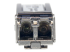StarTech.com MSA Uncoded Compatible SFP Module, 1000BASE-SX, 1GbE Multi Mode (MMF) Fiber Optic Transceiver, 1GE Gigabit Ethernet SFP, LC Connector, 550m, 850nm, DDM, 1Gbps Mini GBIC Module - Venstre side