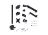 StarTech.com Triple Monitor Desk Mount For Up To Three 27in Screens, VESA 75x75/100x100, Tool-Less Arm Adjustments, C-Clamp/Grommet Mount, Spring-Assisted Arms - Framsiden