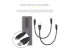 StarTech.com USB-C 10Gbps to M.2 NVMe or M.2 SATA SSD Enclosure, Tool-free M.2 PCIe/SATA NGFF SSD Enclosure, Portable Aluminum Case, USB Type-C & USB-A Host Cables, For 2230/2242/2260/2280 - Framsiden