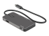 StarTech.com USB C Multiport Adapter, USB-C to 4K 30Hz HDMI, 100W Power Delivery Pass-through, SD/MicroSD Slot, 3-Port USB 3.0 Hub, USB Type-C Mini Dock, 12" (30cm) Long Attached Cable - Oversiden