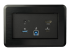 StarTech.com Single-Module Conference Table Connectivity Box-Customizable - Oversiden