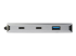 StarTech.com 4 Port USB C Hub w/ 2x USB A & 2x USB C, SuperSpeed 10Gbps USB Type-C 3.1/3.2 Gen 2 Hub, USB Bus Powered, Portable USB-C to USB Adapter Hub, Aluminum, 9.8" (25cm) Cable - Venstre side