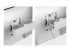StarTech.com Six-Monitor Desk Mount w/ Crossbar, Up To 32" Screens/17.6lb - Nærbilde