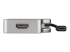 StarTech.com USB C Multiport Video Adapter with HDMI, VGA, Mini DisplayPort or DVI, USB Type C Monitor Adapter to HDMI 2.0 or mDP 1.2 (4K 60Hz), VGA or DVI (1080p), Space Gray Aluminum - Høyre side