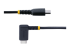 StarTech.com 6ft (2m) USB C Charging Cable Right Angle, 60W PD 3A, Heavy Duty Fast Charge USB-C Cable, USB 2.0 Type-C, Durable and Rugged Aramid Fiber, S20/iPad/Pixel - Framsiden