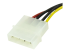 StarTech.com 6in 4 Pin LP4 to SATA Power Cable Adapter - Nærbilde