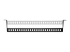 StarTech.com 1U Rack Mountable Cable Lacing Bar w/Adjustable Depth, Cable Support Guide For Organized 19" Racks/Cabinets, Horizontal Cable Guide For Patch Panels/Switches/PDUs - Oversiden