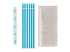 StarTech.com Privacy Screen Adhesive Strips and Mounting Tabs, Installation Kit for Laptop/Computer Monitor Anti Glare Privacy Filters, Replacement Strips and Holder Tabs - Framsiden