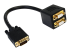 StarTech.com 1 ft. VGA to VGA Splitter Cable - Venstre vinkel