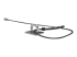 Compulocks Anchoring Point for Security Cable Locks - Høyre vinkel