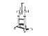 StarTech.com Rolling TV Cart/Stand On Wheels, Up to 100inch/220lb Screens - Tilbake