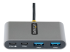 StarTech.com 4-Port USB-C Hub with 100W Power Delivery Pass-Through Charging, 2x USB-A + 2x USB-C, 5Gbps, USBC Hub w/ 1ft (30cm) Long Cable, Portable Laptop USB Type-C to USB-A/C Hub - Framsiden