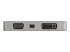 StarTech.com USB C Multiport Video Adapter, 4K 60Hz UHD Portable 5-in-1 USB Type C to HDMI 2.0, Mini DisplayPort, VGA or DVI (1080p), 95W PD Passthrough, Cable Management, Aluminum Adapter - Oversiden