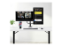 StarTech.com Desk Mount Dual Monitor Arm w/ Crossbar, Up To 27" Displays - Framsiden