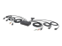 StarTech.com 2-Port Dual-Monitor HDMI Cable KVM Switch, 4K 60Hz, Compact KVM with 5ft/1.5m USB-A/HDMI/Audio Integrated Cables, Bus Powered - Høyre vinkel