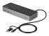 StarTech.com USB-C & USB-A Dock, Hybrid Universal Triple Monitor Laptop Docking Station w/ DisplayPort & HDMI 4K 60Hz, 85W Power Delivery, 6x USB Hub, Ethernet, Audio, USB 3.1 Gen 2 10Gbps - Høyre vinkel