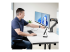 StarTech.com Desk Mount Dual Monitor Arm w/ Crossbar, Up To 27" Displays - Høyre vinkel