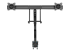 Startech Desk Mount Dual Monitor Arm with USB & Audio, Slim Full Motion Adjustable Dual Monitor VESA Mount for 32" Displays (8kg/screen), Ergonomic Articulating, Desk Clamp or Grommet - Framsiden