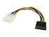 StarTech.com 6in 4 Pin LP4 to SATA Power Cable Adapter - Høyre vinkel